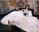 Baudelaire's Mistress, Reclining by Edouard Manet